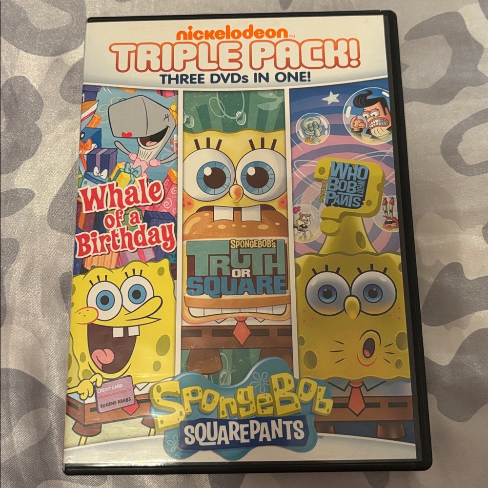 Nickelodeon SpongeBob SquarePants Triple DVD Pack *CD’s NOT included*